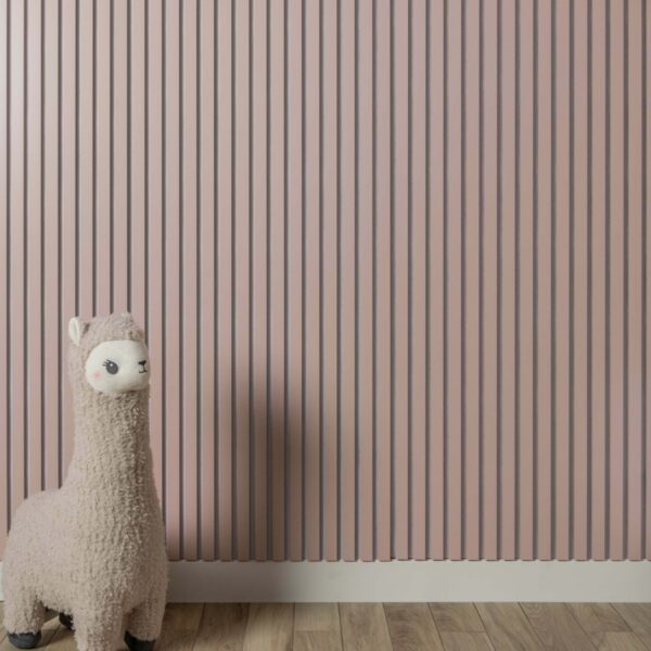 Trepanel Design Pastel Pink on White Felt Acoustic Wall Panels - Image 8