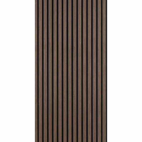 Trepanel Walnut Brown Acoustic Half Wood Wall Panels - Image 2