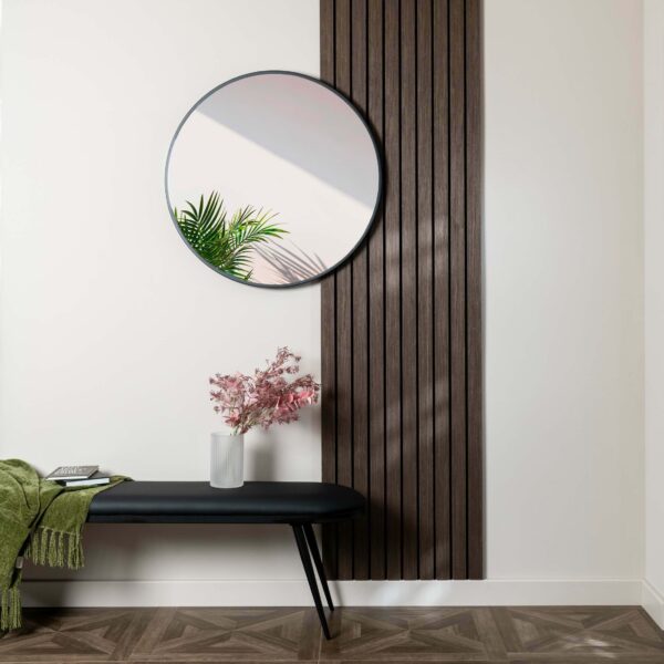 Trepanel Walnut Brown Wide Slat Acoustic Wood Wall Panels