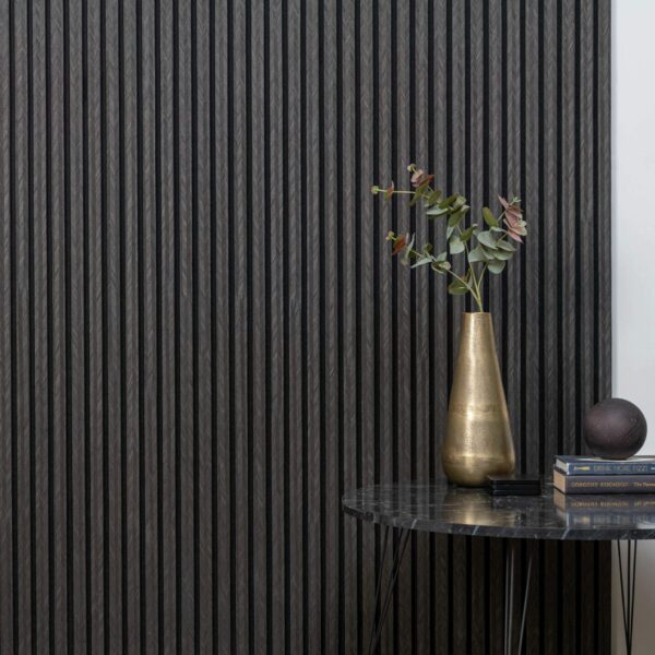 Trepanel Chevron Noir Black Acoustic Wood Wall Panels - Image 8