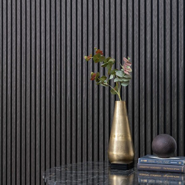 Trepanel Chevron Noir Black Acoustic Wood Wall Panels - Image 5