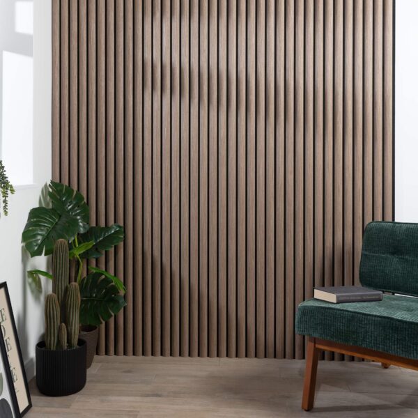 Trepanel Design Smoked Oak Curve Acoustic Wood Wall Panels - Image 7