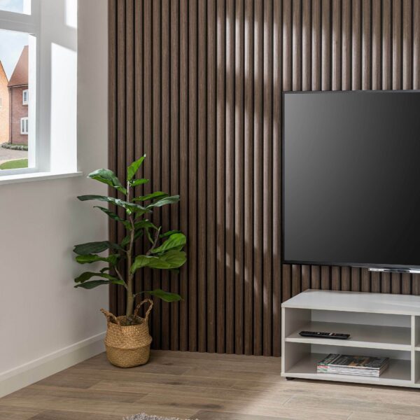 Trepanel Design Walnut Brown Curve Acoustic Wood Wall Panels - Image 5