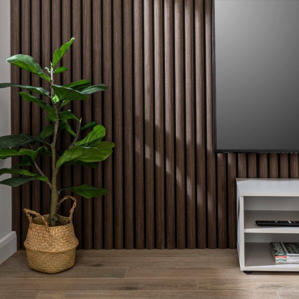 Trepanel Design Walnut Brown Curve Acoustic Wood Wall Panels - Image 6