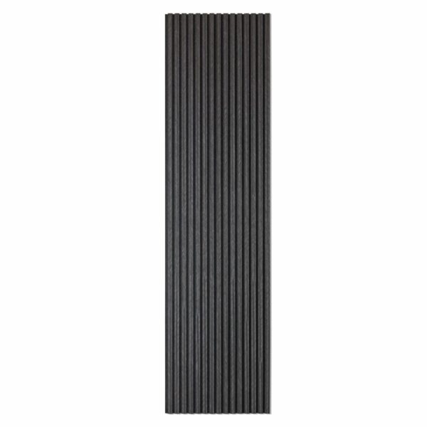 Trepanel Chevron Noir Black Acoustic Wood Wall Panels - Image 2