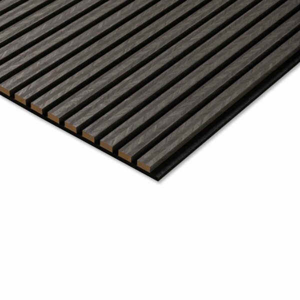 Trepanel Chevron Noir Black Acoustic Wood Wall Panels - Image 3