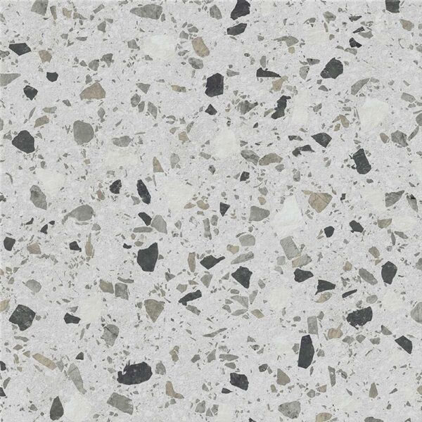 Flecks Matt Grey Terrazzo Effect Wall and Floor Tiles - Image 13