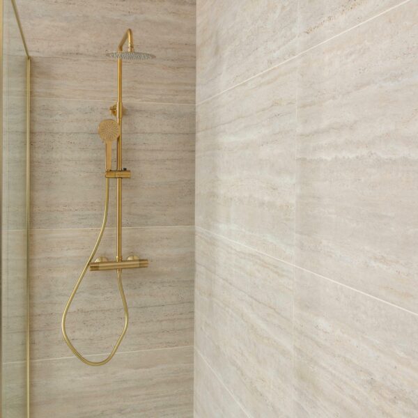 Vesta Beige Matt Travertine Effect Wall and Floor Tiles - Image 3