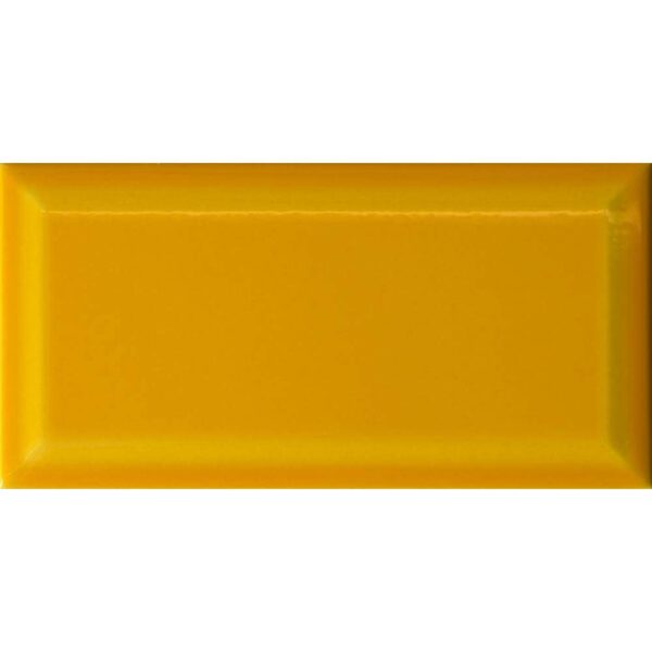 Victorian Gloss Mango Yellow Metro Tiles - Image 2