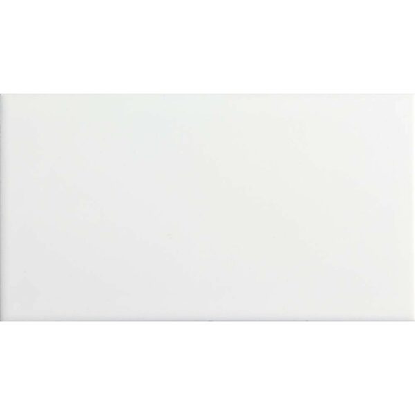 Flat Ceramic Whitechapel Gloss White Metro Tiles - Image 2