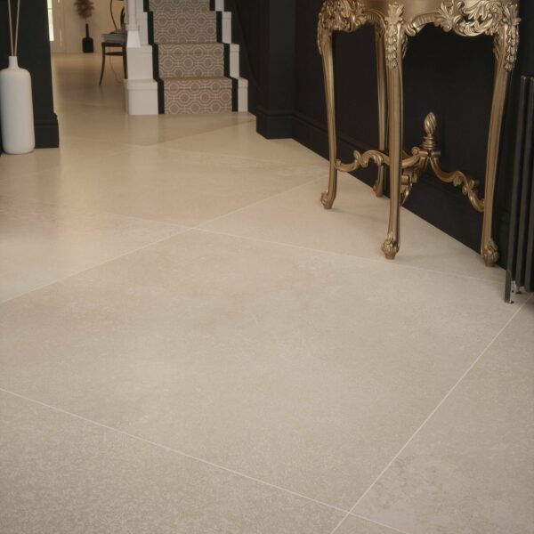 Yuri? Sand Beige 90% Recycled Stone Effect XL Floor Tiles - Image 3