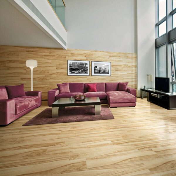 Elder Natural Cream Wood Effect Ceramic Floor Tiles - Image 7