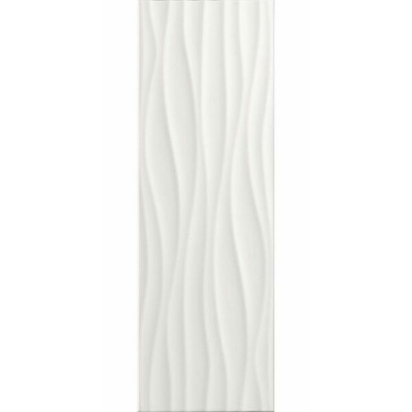 Talasni White Gloss Wave Tiles - Image 2