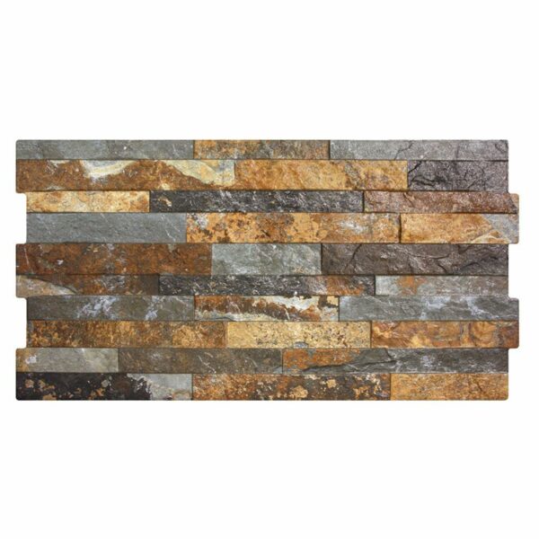 Vesuvius Dark Rustic Split Face Effect Tiles - Image 2